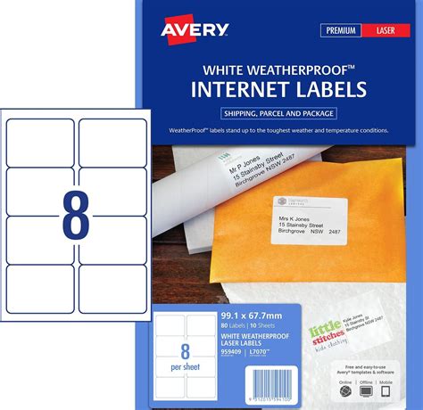 Avery Label 10 Per Page Pensandpieces