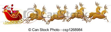 santa claus in sleigh clipart 20 free Cliparts | Download images on ...