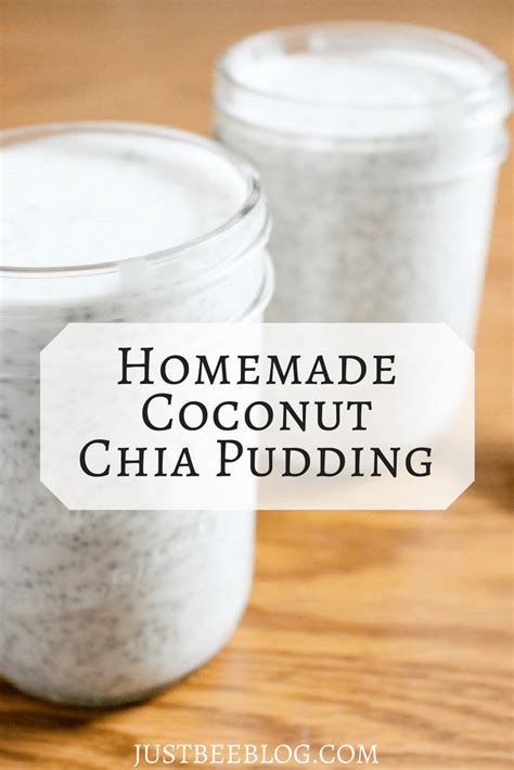 Homemade Coconut Chia Pudding Artofit