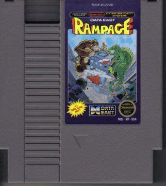 Rampage Nintendo Nes Nintendo Nes Nes Nintendo