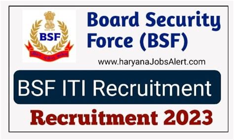 BSF ITI Recruitment 2023 Official Notification And Apply Link