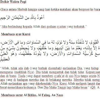 Bacaan Doa Dzikir Pagi Petang Lengkap Arab Latin Terjemahan Tipstriksib