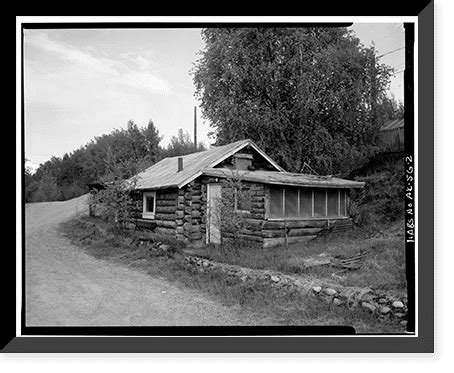 Historic Framed Print Iditarod Trail Shelter Cabins Knik Cabin Knik