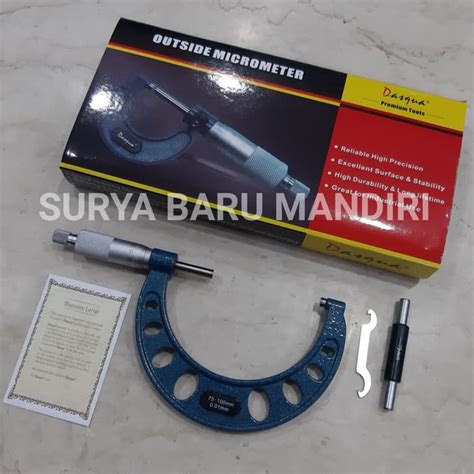 Jual OUTSIDE MICROMETER MIKROMETER LUAR EKSTERNAL DASQUA Shopee