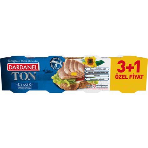 Dardanel Ton Balığı 75 Gr x 4 Adet Marketpaketi