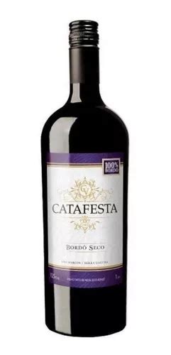 Vinho Tinto De Mesa Seco Bordo 1l Catafesta MercadoLivre