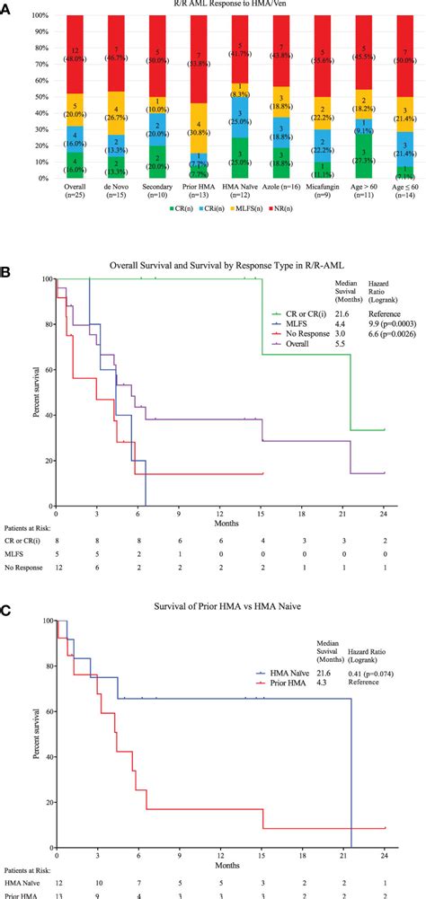 Frontiers Outcomes Of Adults With Relapsed Refractory Acute Myeloid