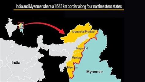 Free Movement Regime along India-Myanmar Border - Civilsdaily