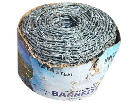 Galvanized Iron Tata Steel Gavanized Barbed Wire Wire Diameter 25mm At Rs 138kilogram In Valsad