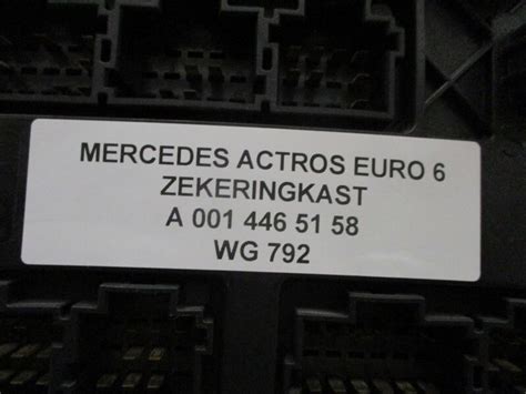 Mercedes Benz Actros A Zekeringkast Euro Uk Ad