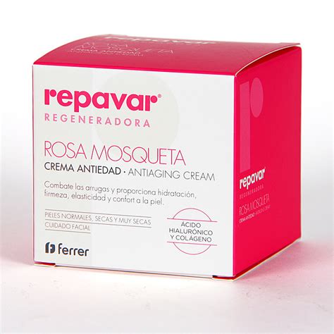 Repavar Regeneradora Crema Antiedad Rosa Mosqueta Farmacia Jim Nez