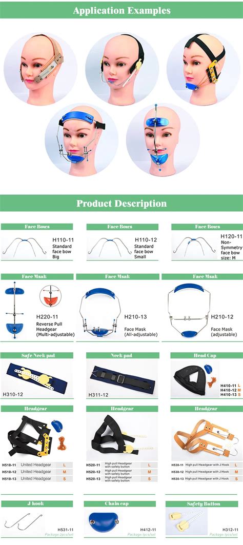 Medical Dental Face Mask Orthodontic Headgear Buy Face Mask Medicalface Maskorthodontic