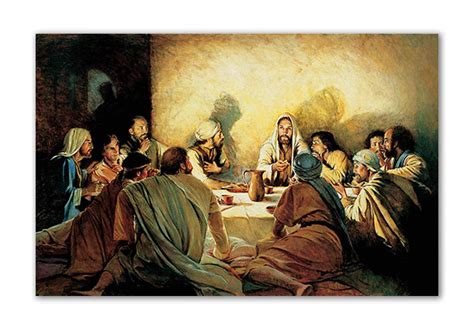 Jesus & His Disciples Canvas Print Roman Catholic Church | Etsy