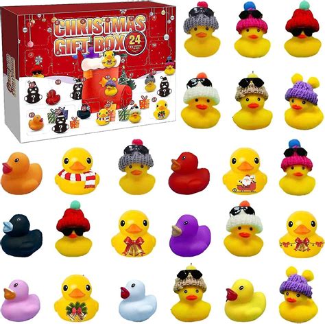 Rubber Duck Advent Calendar Mini Christmas Rubber Ducks Advent