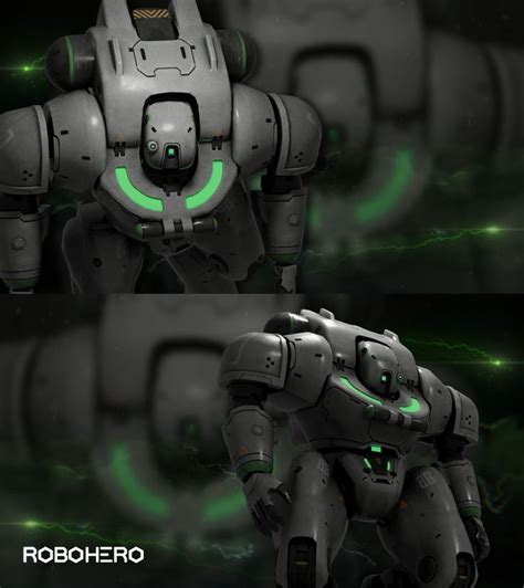 RoboHero Robot Concept Art Mech Creatures