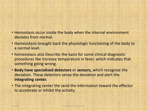 SOLUTION 4 Mechanism Of Homeostasis Studypool