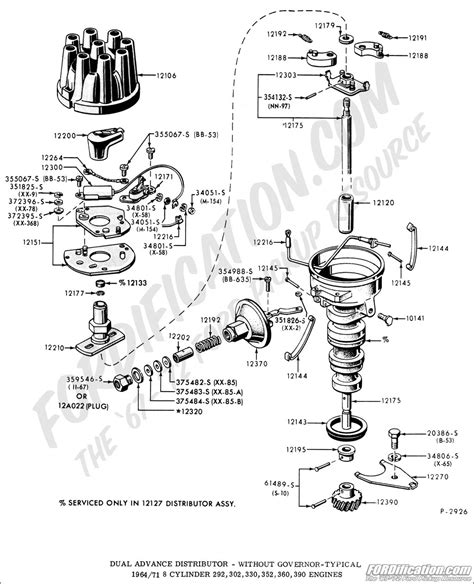 Ford Distributor Wiring Drawing