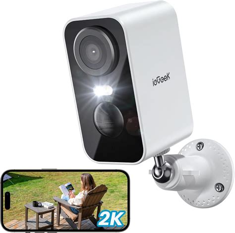 Iegeek K Wireless Security Camera Outdoor Colorful Night Vision