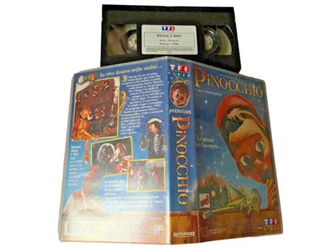 Ancienne Cassette Vhs Magn Toscope Film Dessin Anime Pinocchio Eur