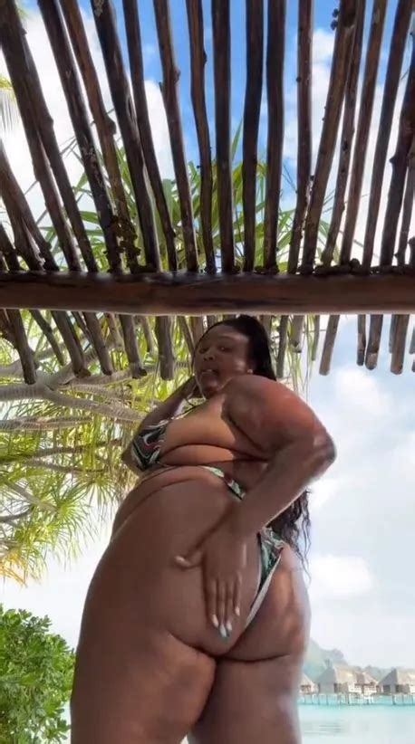 Lizzo Shows Off Curves In Tiny String Bikini As She Blasts Body Shamers In Defiant Post The Mirror