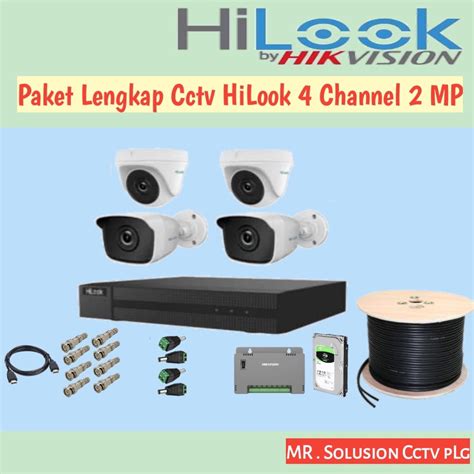 Jual Paket Cctv Hilook Ch Camera Hilook Mp Full Hd Kabel Shopee