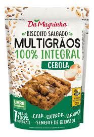 Biscoito Salgado Multigrãos 100 Integral 35g Cebola e Salsa Divina