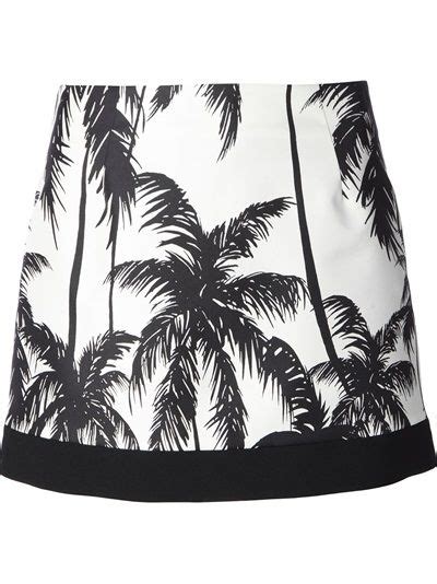 Fausto Puglisi Palm Tree Skirt Fausto Puglisi Skirts Online Online