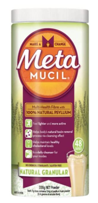 Buy Metamucil Powder Natural Granular 336g 48 Doses Online Emedical