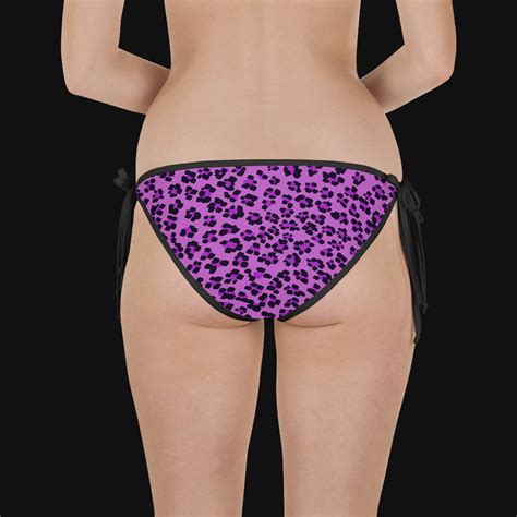 Purple Cheetah Print Bikini Purple Leopard Print Bikini Plus Etsy