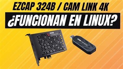 Ezcap B Cam Link K On Linux Youtube