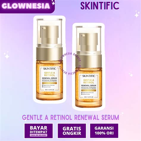 Jual Skintific Gentle A Retinol Renewal Serum Ml Bpom Moisturizer