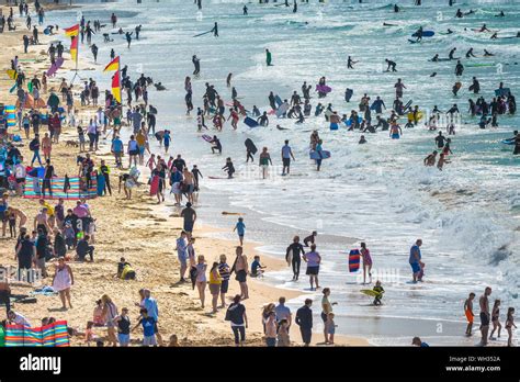 Crowded Beach England Hi Res Stock Photography And Images Alamy