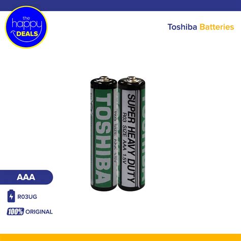 Toshiba Super Heavy Duty R Ug Aaa Batteries Pack Of Shopee Philippines