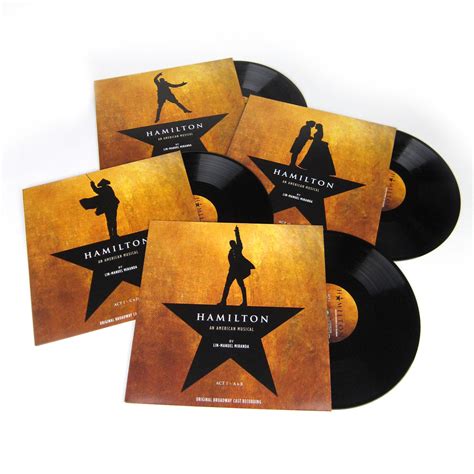 Hamilton: Original Broadway Cast Recording Vinyl 4LP Boxset – TurntableLab.com