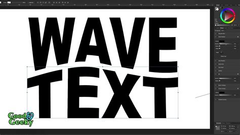 How To Edit Text To Get A Warp Effect With Affinity Designer Logo