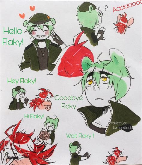 Happy Tree Friends Flippy X Flaky By Cookieecat On Deviantart