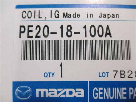 Genuine Mazda OEM Ignition Coil PE20 18 100A EBay