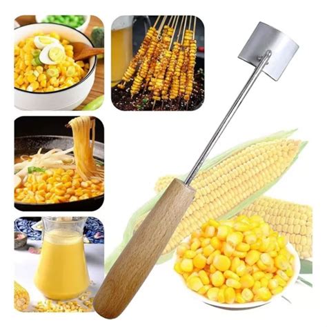 Stainless Steel Corn Cob Peeler With Ergonomic Handle Corn Kernel