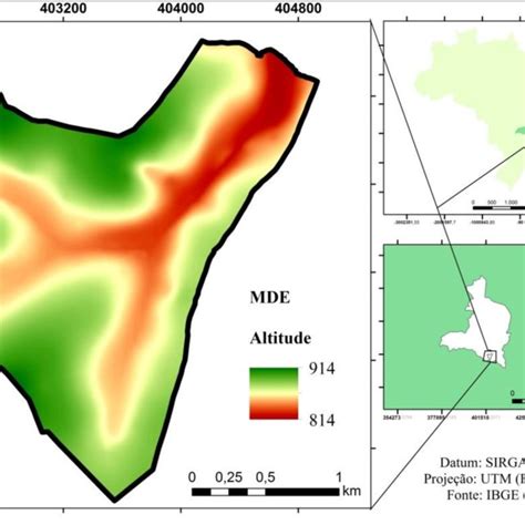 A Mapa De Declividade E B Mapa Digital De Solos Da Sub Bacia