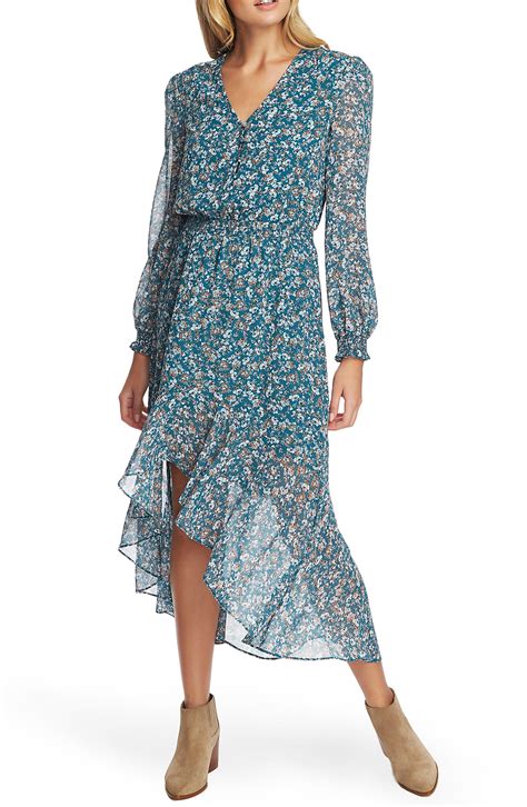 1state Woodland Floral Long Sleeve Dress Nordstrom