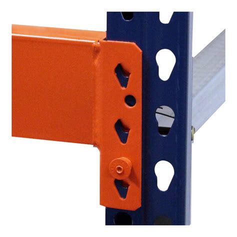 Interlake Mecalux Orange Heavy Duty Non Slotted Pallet Rack Beam