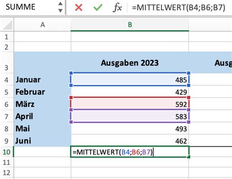 Excel Durchschnitt Einfach Erkl Rt Mit Video