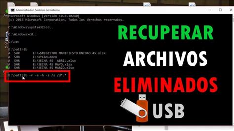 Recuperar Archivos Usb Con Cmd Actualizado Mayo