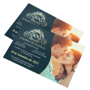 Convite Hot Stamping Festas e Eventos Gráfica Imprima Rápido