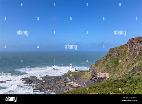 Hartland Point, lighthouse, Devon, England, UK Stock Photo - Alamy