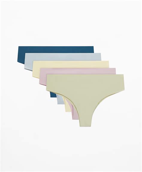 5 Laser Cut Polyamide Cheeky Brazilian Briefs Oysho United States