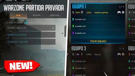 As Son Las Partidas Privadas En Warzone Modo Muy Exclusivo Kesto