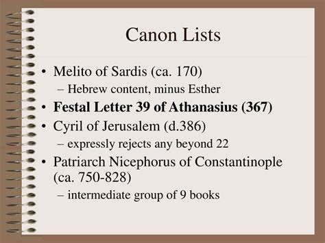 PPT - The Old Testament Canon PowerPoint Presentation, free download ...