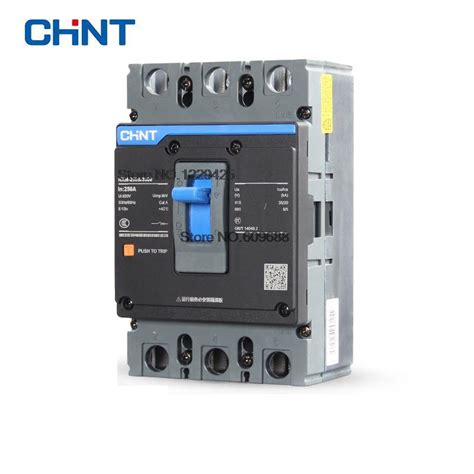 Original CHNT 400A 500A 630A MCCB Molded Case Circuit Breaker Air