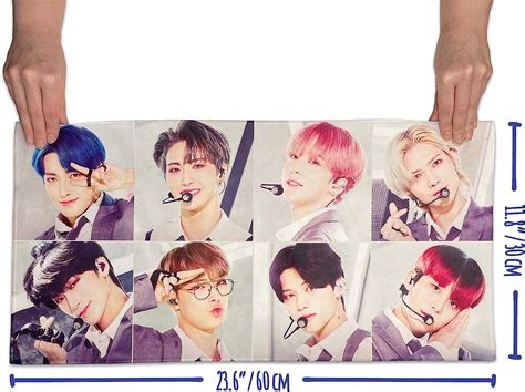 Buy Style Jjeoreo Ateez Banner Sloganfabric Poster Kpop Flag Room